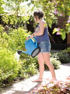 French Blue Watering Can -Garden Decor Store 06341 1341 tif