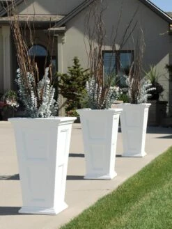 Fairfield Self-Watering Tall Patio Planters, 28” -Garden Decor Store 39 342 106V tif