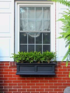 Fairfield Self-Watering Window Box, 3’ -Garden Decor Store 39344 100V tif