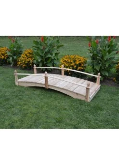 Acorn Garden Bridge Unfinished 4' X 10' -Garden Decor Store 3 4 crop 8613404 01V