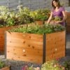 Elevated Raised Bed, 4' X 4' -Garden Decor Store 8586769 157 tif