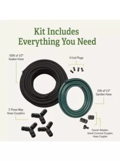 Garden Row Snip-n-Drip Soaker System -Garden Decor Store 8587042 inclusion