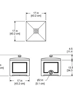 Fairfield Garden Hose Storage Bin -Garden Decor Store 8587080 03V tif