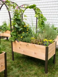 2’ X 4’ Arch Trellis For Planter Boxes -Garden Decor Store 8587823 0490