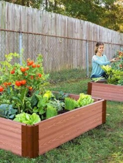 Composite Raised Bed With 1" Boards, 11" -Garden Decor Store 8588269 03V tif