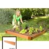 Classic Sienna Composite Raised Bed, 5-1/2" High With 2" Boards -Garden Decor Store 8588270 01v