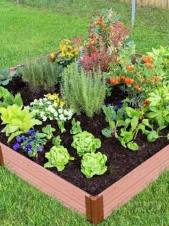 Composite Raised Bed With 1" Boards, 11" -Garden Decor Store 8588274 03V tif