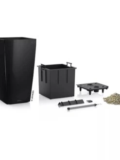 Lechuza® Cubico Color Tall Self-Watering Planters -Garden Decor Store 8589485 05V tif