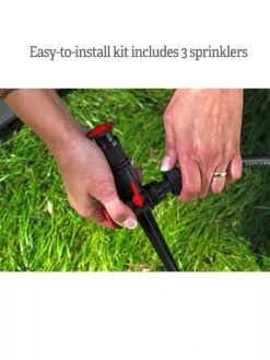 Snip-n-Spray Garden And Landscape Sprinkler System -Garden Decor Store 8589718 7167 install