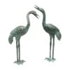 Bronze Crane Statues, Small -Garden Decor Store 8589917 001v