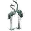 Bronze Crane Statues, Large -Garden Decor Store 8589920 001v