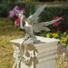 Sitting Fairy Flutist Statue -Garden Decor Store 8589921 001v