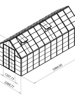 Canopia® By Palram Harmony™ Snap & Grow Greenhouse, 8' -Garden Decor Store 8591043 11V tif