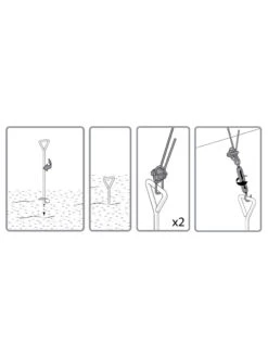 Canopia® By Palram Anchoring Kit For The Palram - Canopia Greenhouses -Garden Decor Store 8591357 08v 1