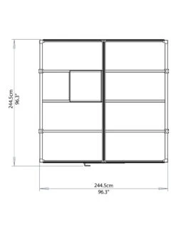 Canopia® By Palram Glory™ Greenhouse, 8' 40 Canopia® By Palram Glory™ Greenhouse, 8' -Garden Decor Store 8591547 14v