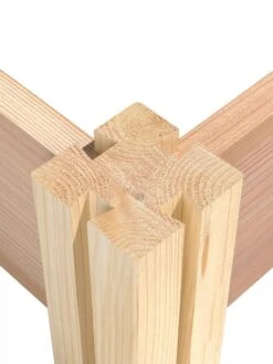 Cedar Raised Garden Bed, 4' X 4' X 6" -Garden Decor Store 8591724 05V tif