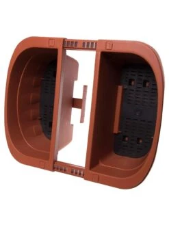 Self-Watering Saddle Railing Planter, 16" 10 Self-Watering Saddle Railing Planter, 16" -Garden Decor Store 8592175TC 2028z tif