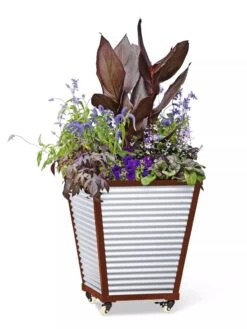 Galvanized Self-Watering Planters -Garden Decor Store 8592177 5066 tif