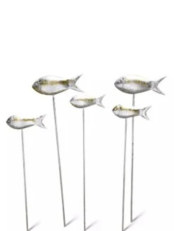Fish Out Of Water Garden Stakes, Set Of 5 -Garden Decor Store 8593672 0067 tif