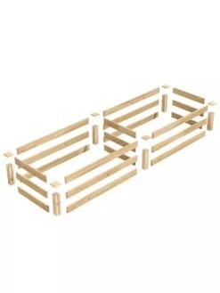 2' Cedar Raised Bed Garden Beds -Garden Decor Store 8593768 04V 3 4