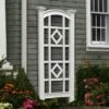 Milan Vinyl Trellis -Garden Decor Store 8593936 01v milan vinyl trellis new england white