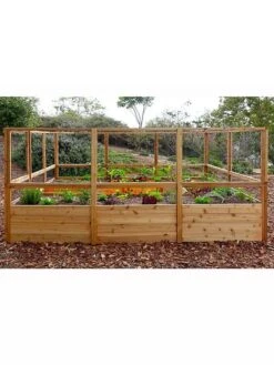 Garden In A Box With Deer Fence, 8' X 12' -Garden Decor Store 8594021 06V 3 4