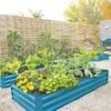 Demeter Corrugated Metal Raised Bed, 34" X 68" -Garden Decor Store 8594183 0400 tif