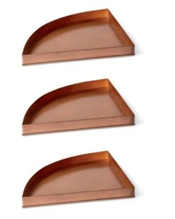 Essex Quarter Round Plant Stand Trays, Set Of 3