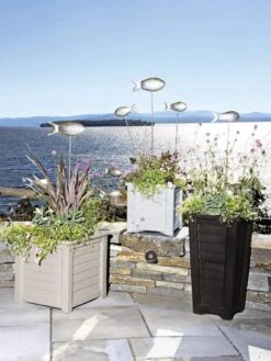 Fish Out Of Water Garden Stakes, Set Of 5 -Garden Decor Store 8594277 1524 tif