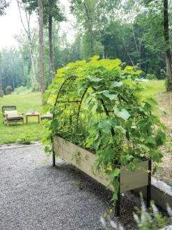 Eco-Stained Elevated Planter Box, 2'x8' 18 Eco-Stained Elevated Planter Box, 2'x8' -Garden Decor Store 8596760 0046 tif