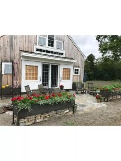 Eco-Stained Elevated Planter Box, 2'x8' 17 Eco-Stained Elevated Planter Box, 2'x8' -Garden Decor Store 8596760 01CUST