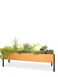 Eco-Stained Elevated Planter Box, 2'x8' 20 Eco-Stained Elevated Planter Box, 2'x8' -Garden Decor Store 8596760 101 tif
