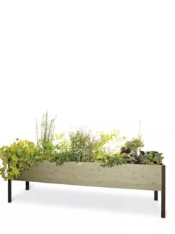 Eco-Stained Elevated Planter Box, 2'x8' 23 Eco-Stained Elevated Planter Box, 2'x8' -Garden Decor Store 8596760 3869 tif