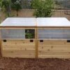 Garden In A Box Cedar Raised Bed With Greenhouse, 3' X 6' -Garden Decor Store 8597082 01V tif