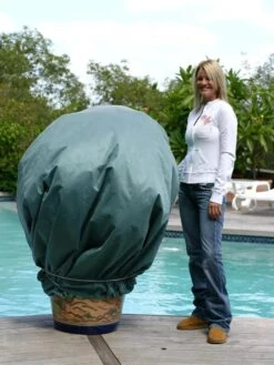 The Planket® Frost Protection Plant Cover, 10' Round -Garden Decor Store 8599102 01V tif