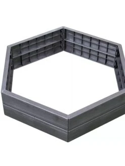 Exaco Hexagonal Raised Garden Bed Planter -Garden Decor Store 8599285 04V tif