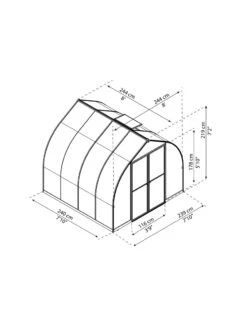 Canopia® By Palram Bella™ Greenhouse, 8' -Garden Decor Store 8599337 08v