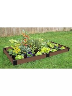 5-1/2" Composite Raised Garden Beds With 1" Boards -Garden Decor Store 8599447 01V