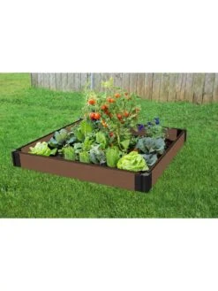 5-1/2" Composite Raised Garden Beds With 1" Boards -Garden Decor Store 8599449 01V