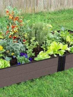 Composite Raised Bed With 1" Boards, 11" -Garden Decor Store 8599454 01V tif