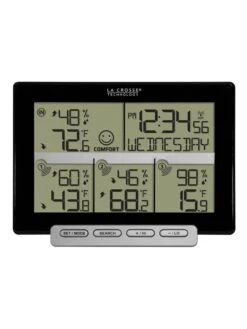 La Crosse 308-1412-3TX-INT Wireless Weather Station With 3 Sensors -Garden Decor Store 8599459 01v