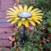 Desert Steel Daisy Solar Light -Garden Decor Store 8599556 03V tif