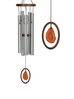 Agate Chime™, Large -Garden Decor Store 8599738 02v woodstock agate chime large brown