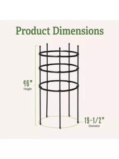 Titan Tomato Cages, Set Of 3 -Garden Decor Store 8599861 1