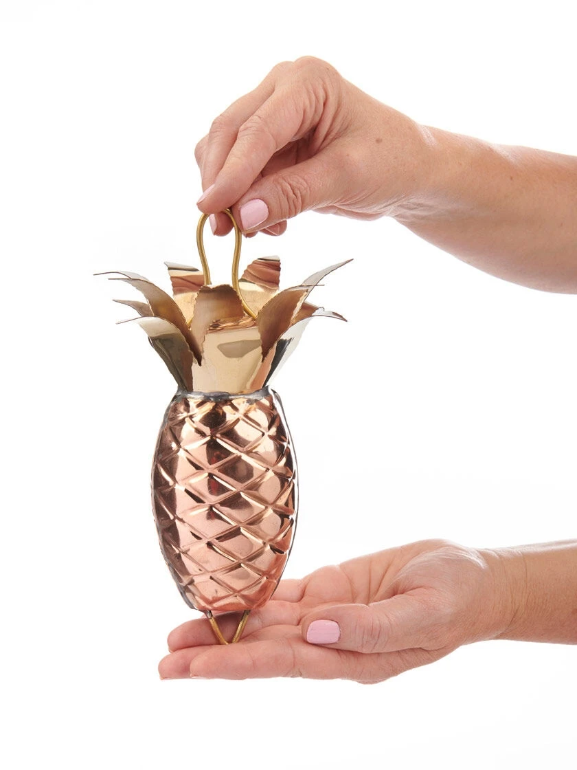 Pineapple Pure Copper Rain Chain, 8.5' 5 Pineapple Pure Copper Rain Chain, 8.5' - Image 3