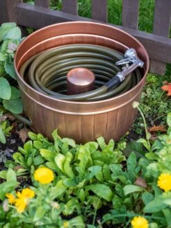 Classic Copper Hose Pot -Garden Decor Store 8600238 0059