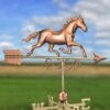 Galloping Horse Copper Weathervane -Garden Decor Store 8600346 06v galloping horse copper weathervane