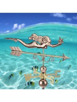 Little Mermaid Copper Weathervane