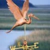 Graceful Blue Heron Copper Weathervane -Garden Decor Store 8600374 01v graceful blue heron weathervane