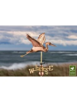 Blue Heron Cottage Copper Weathervane -Garden Decor Store 8600375 04v